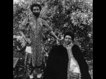 Haile Selassies marriage before Empress Menen. Full Moon on Her Earthday. Rastafari.