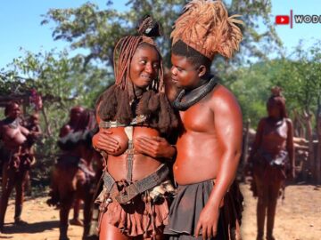How The Himba Tribe Bath With Offer Sex For Visitors & Bath Without Water
