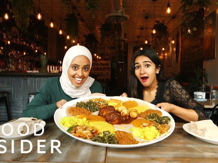 How To Eat Ethiopian Injera