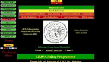 Imperial Ethiopian World Federation Hebrew Israelite Pillar replaces EWF