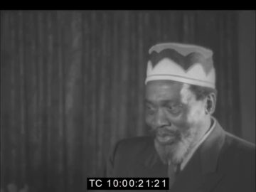 Jomo Kenyatta visits Emperor Haile Selassie 1961