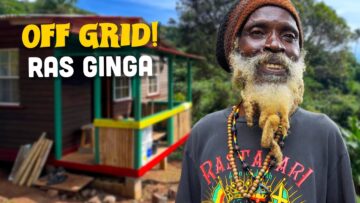 Living Off Grid, Rasta Style! @rasginga House Tour 🇬🇩