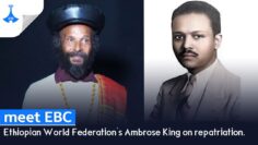 meet EBC: #Ethiopian World Federations Ambrose King on repatriation.