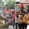 Mike Tyson Enjoys A Smoke With Rastafarian Elder in Antigua