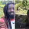 Rasta Man Tour Around On The farm in jamaica