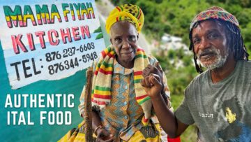 Rastafari ITAL FOOD at Mama Fiyahs with @FreelanceJamaica !