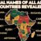 The Names They Erased: What African Countries Were Called Before Colonization — And What They Meant