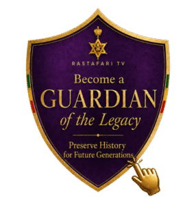 Click the purple badge to become a Guardian of the Legacy on RasTafari TV Network