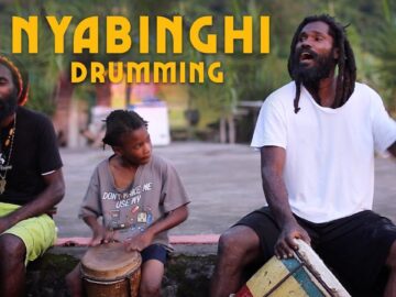 Nyabinghi Rasta Drum Session in the Blue Mountains, Jamaica