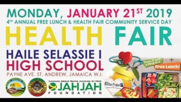 RasTafari.TV E.A.T. Jamaica Annual Free Lunch & Health Fair Haile Selassie High Jan. 21, 2019