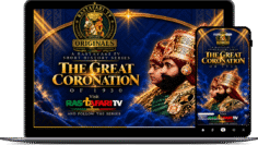 The Great Coronation of 1930 Mockup Laptop