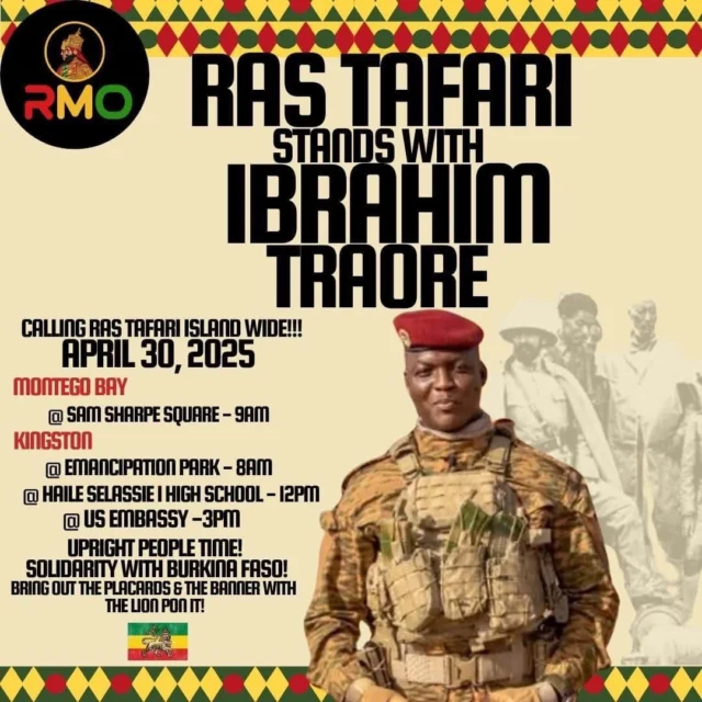 Rastafari Stands With Ibrahim Traore! Please share!