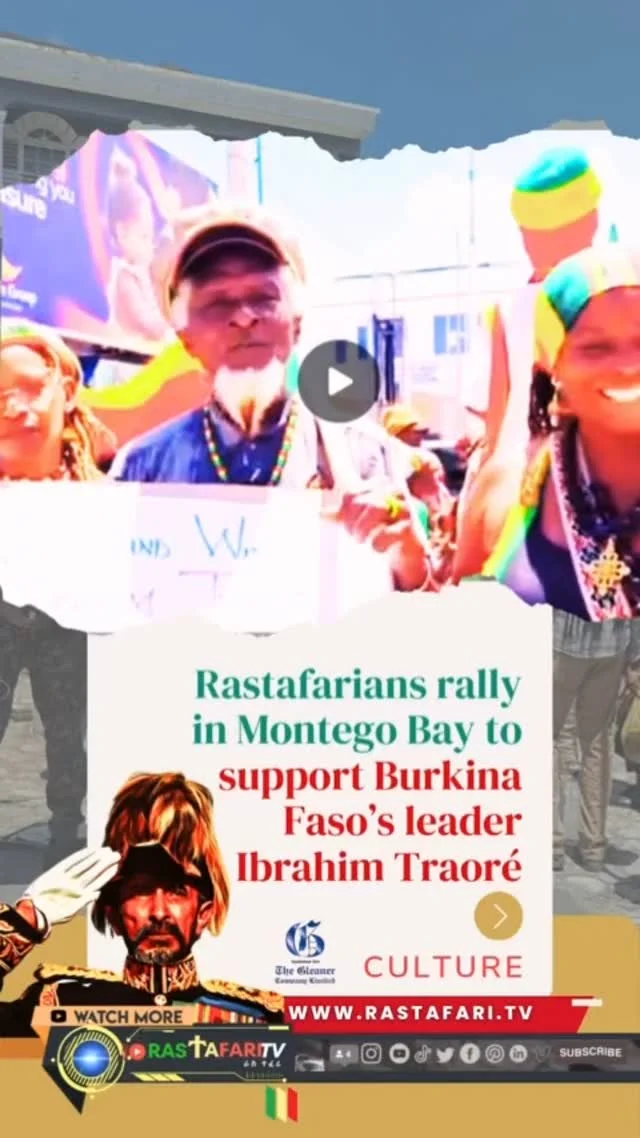 @jamaicagleaner Rastafari gather to support Burkina Faso”s leader Ibrahim Traore. WATCH: ww.RasTafari.TV

#rastafari #rastafaritv #africanliberation #africanunity #africaunite #ibrahimtraoré #burkinafaso #solidarity #handsoffburkinafaso #africaforafricans